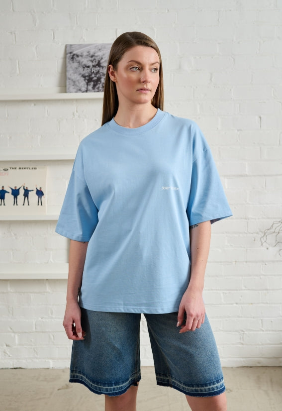 Better Version (Boxy Tee ) – Sky Blue