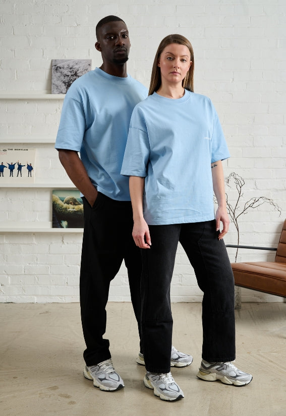 Better Version (Boxy Tee ) – Sky Blue