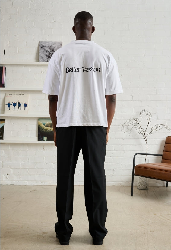 Better Version (Boxy Tee ) – White