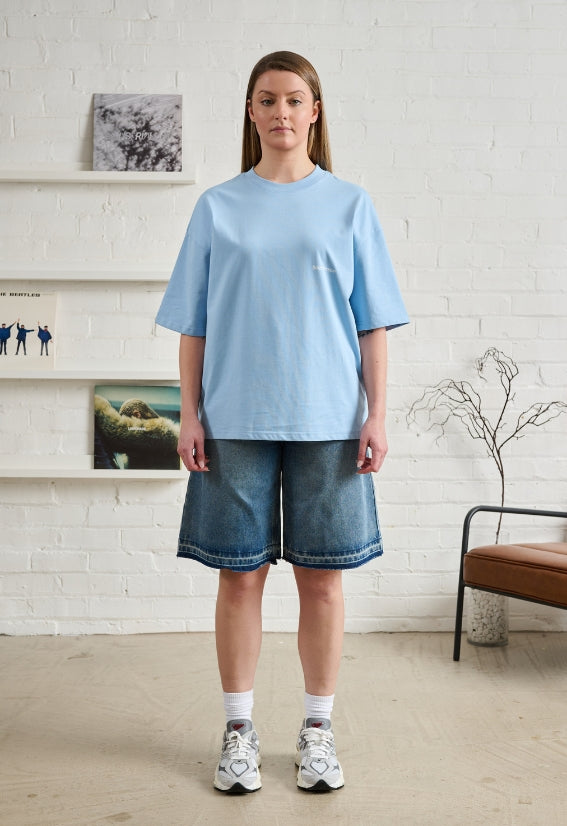 Better Version (Boxy Tee ) – Sky Blue