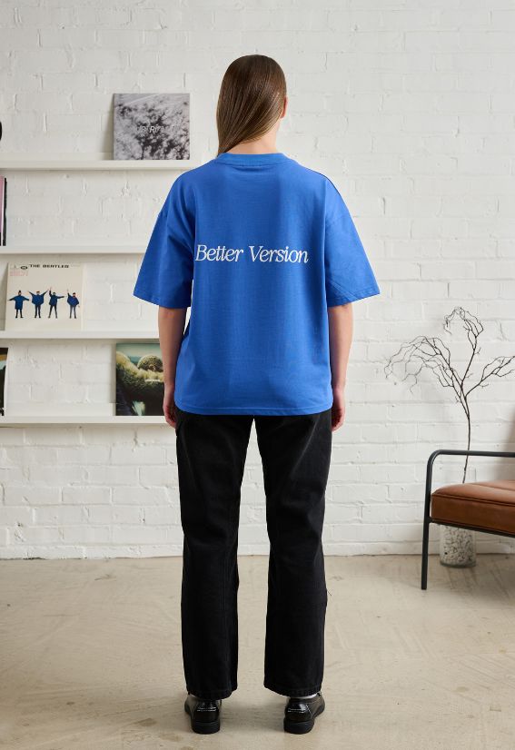 Better Version (Boxy Tee ) – Royal Blue