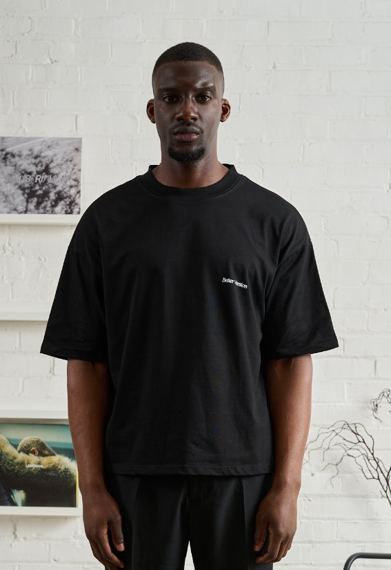 Better Version (Boxy Tee ) – Black