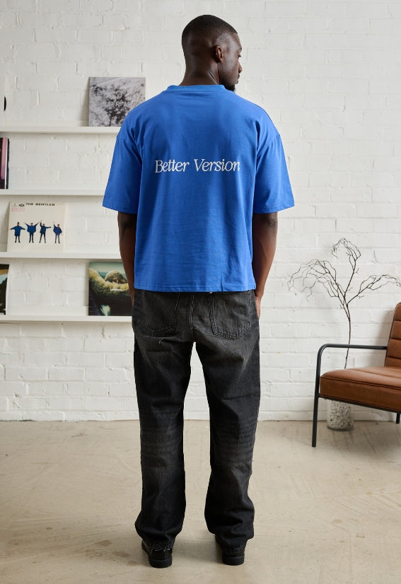 Better Version (Boxy Tee ) – Royal Blue