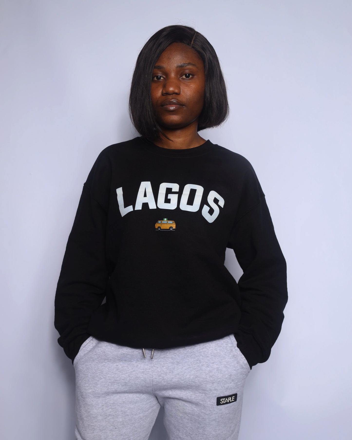 LAGOS YELLOW BUS Sweatshirt (Black)
