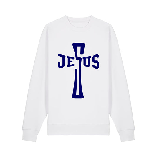 JESUS DESIGN SWEATSHIRT (WHITE)