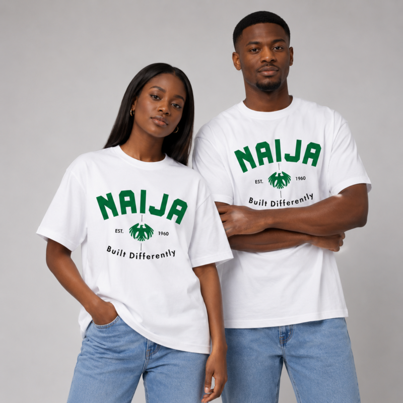 Naija Tee (White)