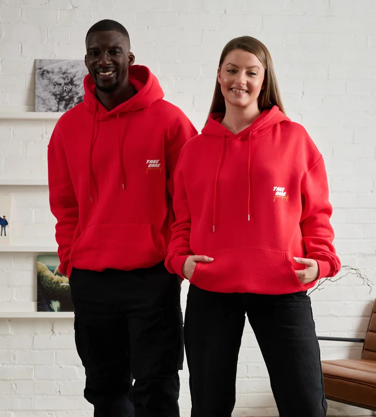 Take Care of Yourself Hoodie (Red)